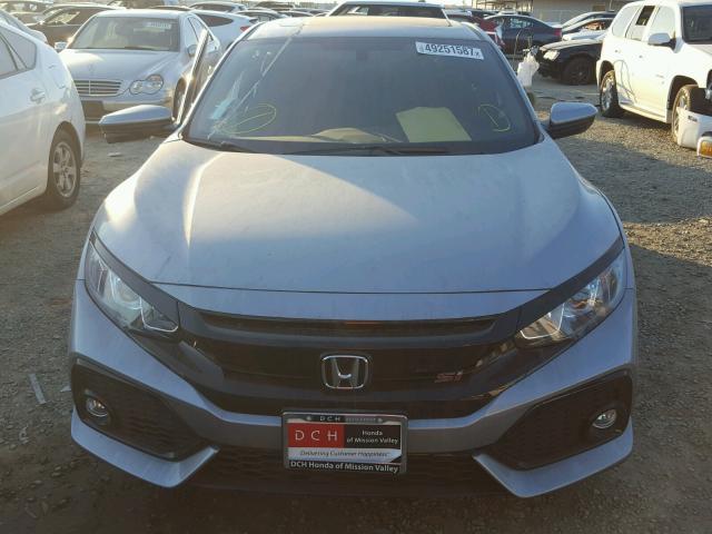 2HGFC1E54HH707381 - 2017 HONDA CIVIC SI SILVER photo 9