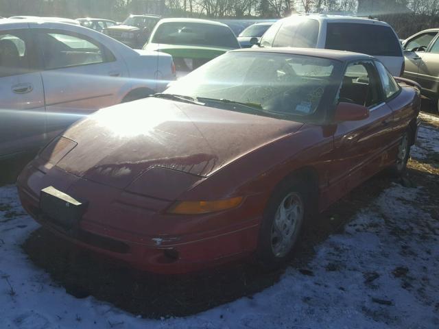 1G8ZG1272SZ229646 - 1995 SATURN SC2 RED photo 2