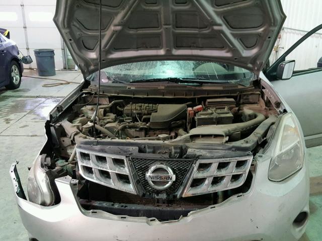 JN8AS5MV5DW637149 - 2013 NISSAN ROGUE S SILVER photo 7