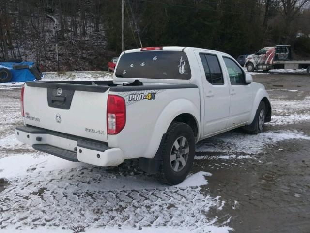 1N6AD0EVXDN744756 - 2013 NISSAN FRONTIER S WHITE photo 4