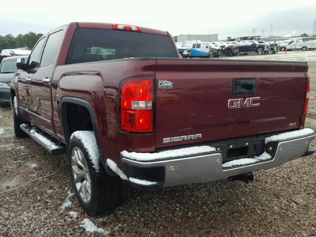 3GTU2VEC6FG361281 - 2015 GMC SIERRA K15 MAROON photo 3