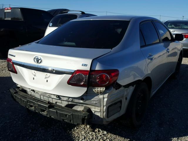 2T1BU4EEXCC812540 - 2012 TOYOTA COROLLA BA SILVER photo 4