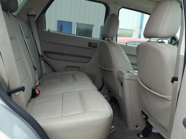 1FMCU03178KA14222 - 2008 FORD ESCAPE XLT SILVER photo 6