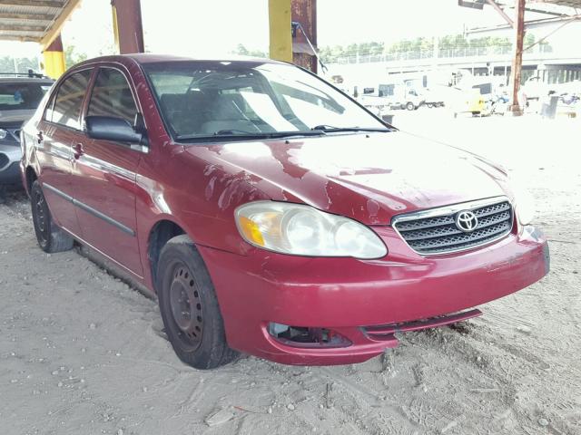 JTDBR32E152063564 - 2005 TOYOTA COROLLA CE RED photo 1