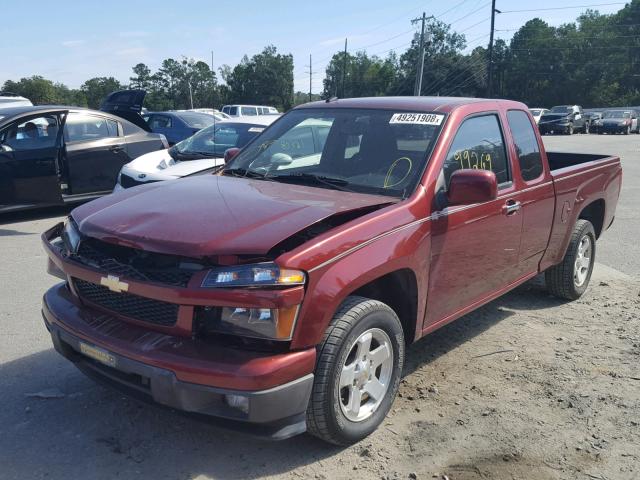 1GCESCD96A8101962 - 2010 CHEVROLET COLORADO L BURGUNDY photo 2