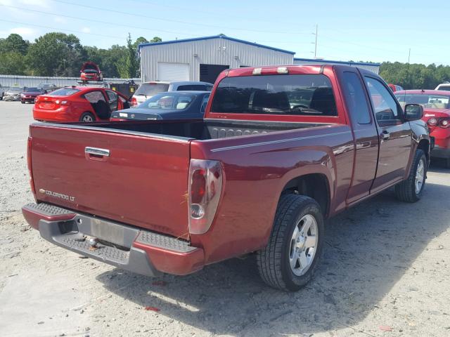 1GCESCD96A8101962 - 2010 CHEVROLET COLORADO L BURGUNDY photo 4
