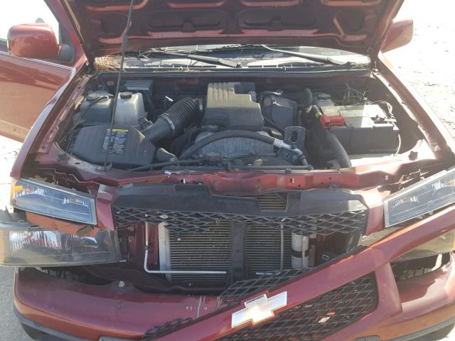1GCESCD96A8101962 - 2010 CHEVROLET COLORADO L BURGUNDY photo 7