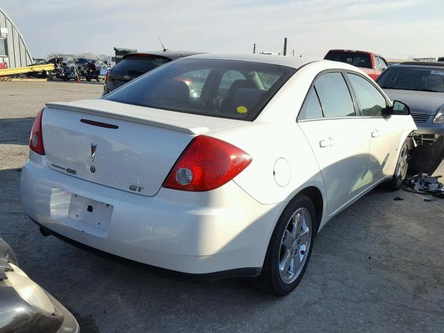 1G2ZH57N084196674 - 2008 PONTIAC G6 GT WHITE photo 4