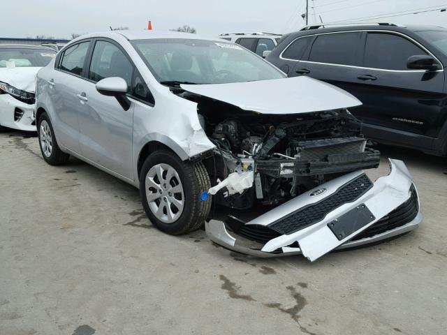 KNADM4A36G6597651 - 2016 KIA RIO LX Արծաթագույն լուսանկար 1