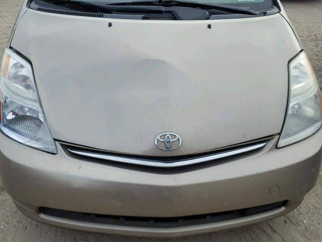 JTDKB20U483313807 - 2008 TOYOTA PRIUS Brun photo 9