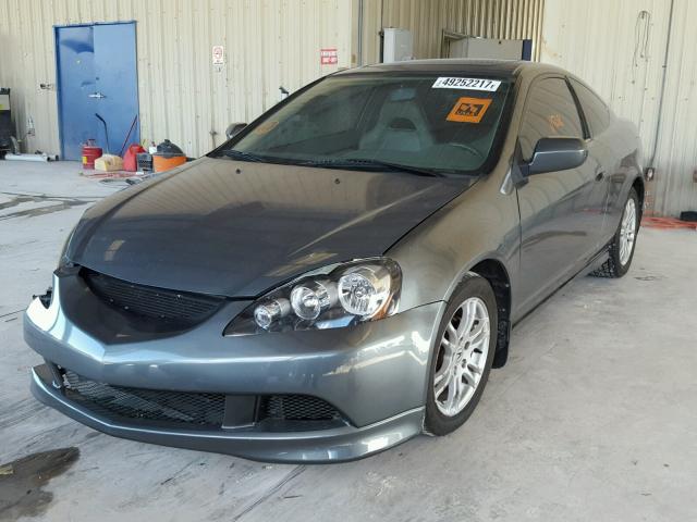 JH4DC54865S014646 - 2005 ACURA RSX GRAY photo 2