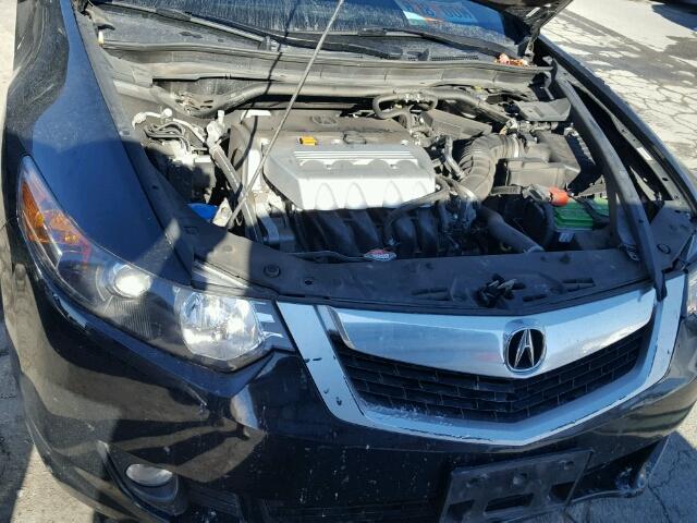 JH4CU2F60AC037430 - 2010 ACURA TSX BLACK photo 7