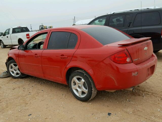 1G1AD5F51A7199831 - 2010 CHEVROLET COBALT 1LT RED photo 3