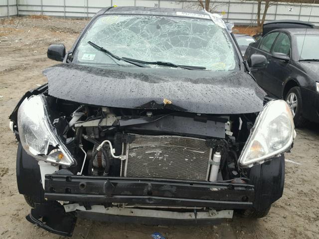 3N1CN7AP7CL847630 - 2012 NISSAN VERSA S BLACK photo 9