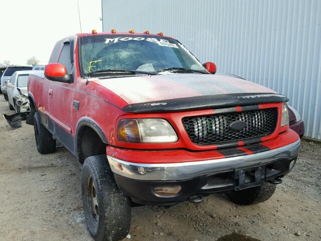 2FTRX18L8XCA23407 - 1999 FORD F150 RED photo 1