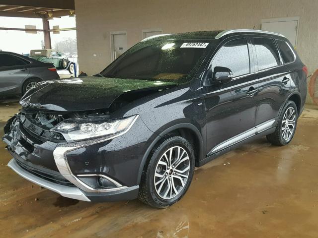 JA4JZ4AXXGZ006398 - 2016 MITSUBISHI OUTLANDER BLACK photo 2