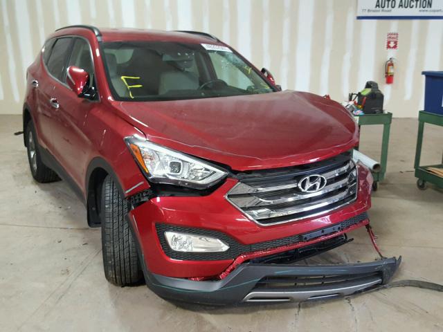 5XYZUDLB4EG160397 - 2014 HYUNDAI SANTA FE S MAROON photo 1