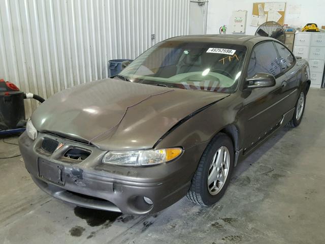 1G2WP12K51F271469 - 2001 PONTIAC GRAND PRIX BROWN photo 2