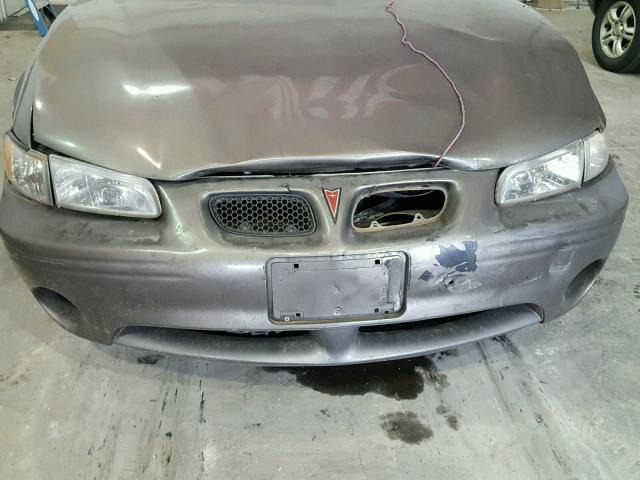 1G2WP12K51F271469 - 2001 PONTIAC GRAND PRIX BROWN photo 9