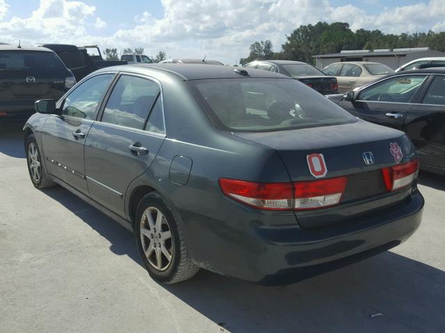 1HGCM66884A046257 - 2004 HONDA ACCORD EX GREEN photo 3