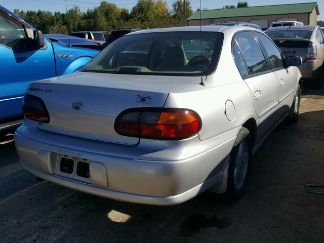 1G1NE52J916229701 - 2001 CHEVROLET MALIBU LS ვერცხლისფერი ფოტო 4