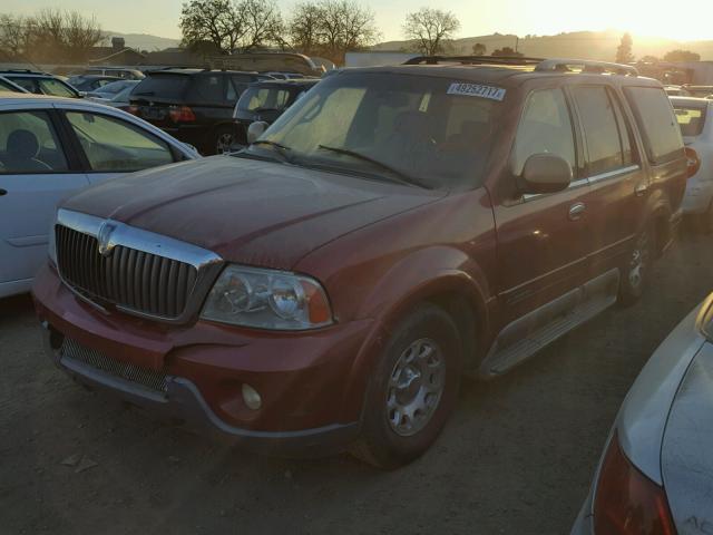 5LMRU27A8XLJ35573 - 1999 LINCOLN NAVIGATOR RED photo 2