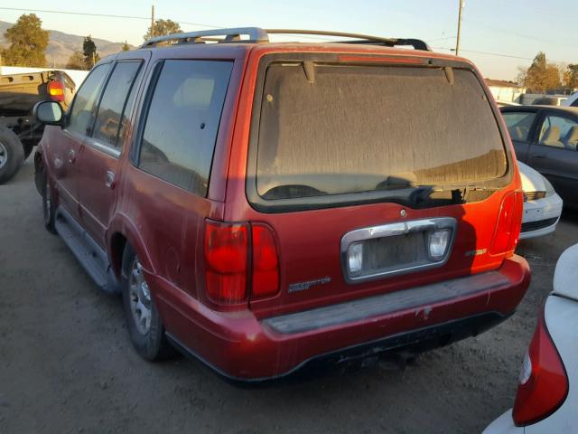 5LMRU27A8XLJ35573 - 1999 LINCOLN NAVIGATOR RED photo 3