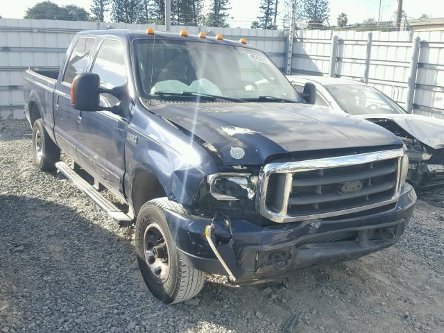 1FTNW21L24EA62372 - 2004 FORD F250 SUPER BLUE photo 1