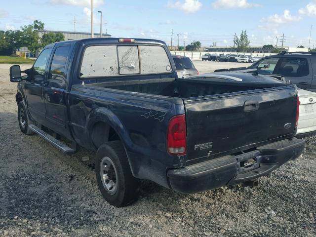 1FTNW21L24EA62372 - 2004 FORD F250 SUPER BLUE photo 3