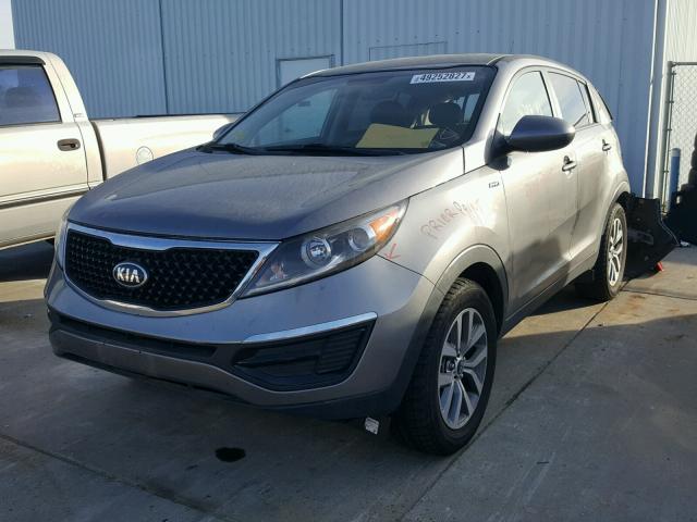 KNDPBCAC5E7602720 - 2014 KIA SPORTAGE L GRAY photo 2