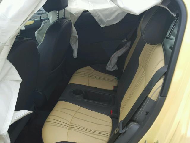 KL8CD6S95DC576986 - 2013 CHEVROLET SPARK 1LT Желтый фото 6