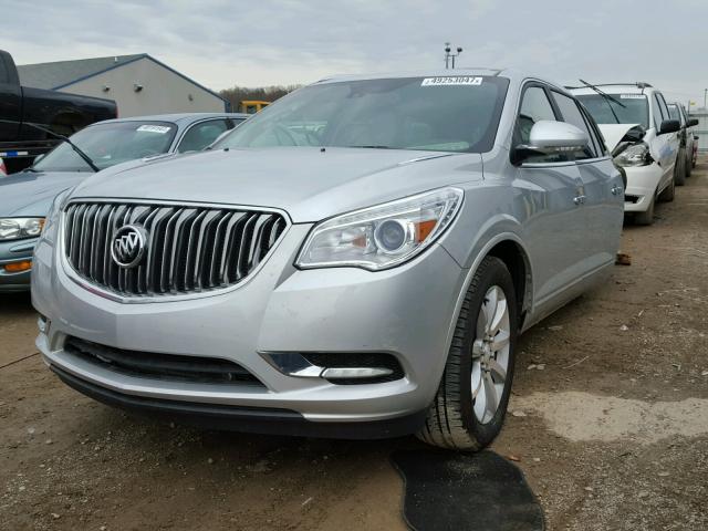 5GAKRCKD2FJ176438 - 2015 BUICK ENCLAVE SILVER photo 2