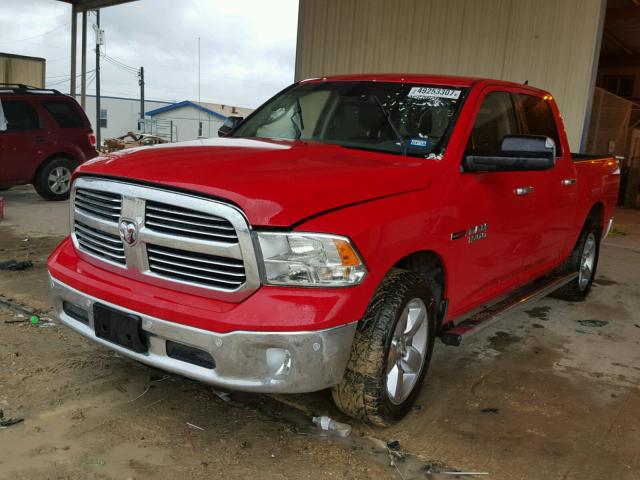 1C6RR7LM5FS595159 - 2015 RAM 1500 SLT RED photo 2