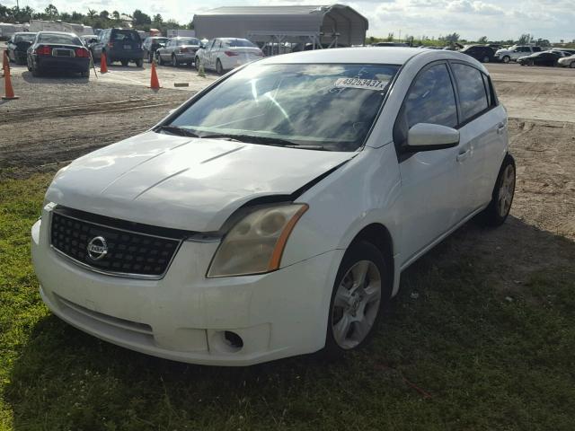 3N1AB61E27L632221 - 2007 NISSAN SENTRA 2.0 WHITE photo 2