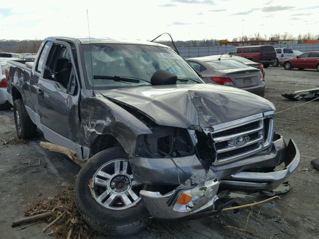 1FTPX14V48FD66780 - 2008 FORD F150 GRAY photo 1