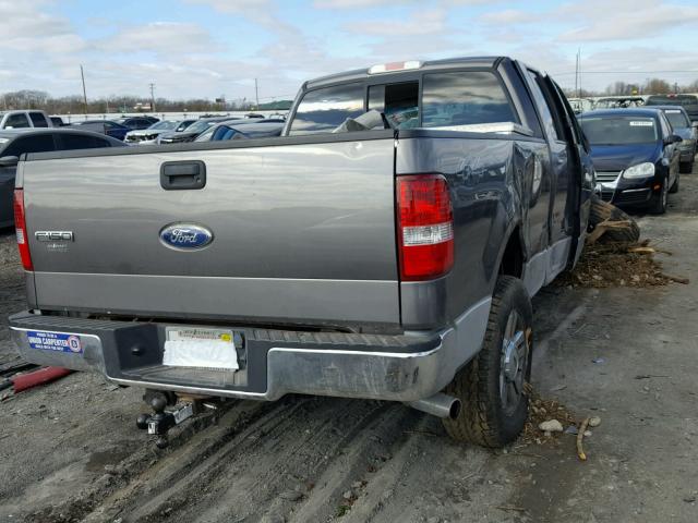 1FTPX14V48FD66780 - 2008 FORD F150 GRAY photo 4