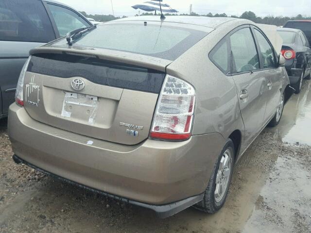 JTDKB20U777631976 - 2007 TOYOTA PRIUS TAN photo 4