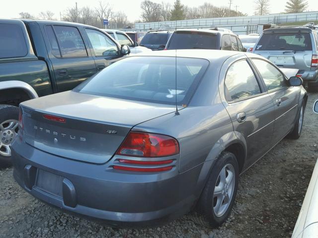 1B3EL46X75N610384 - 2005 DODGE STRATUS SX GRAY photo 4