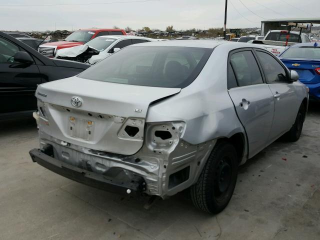 JTDBU4EE2B9128778 - 2011 TOYOTA COROLLA BA SILVER photo 4