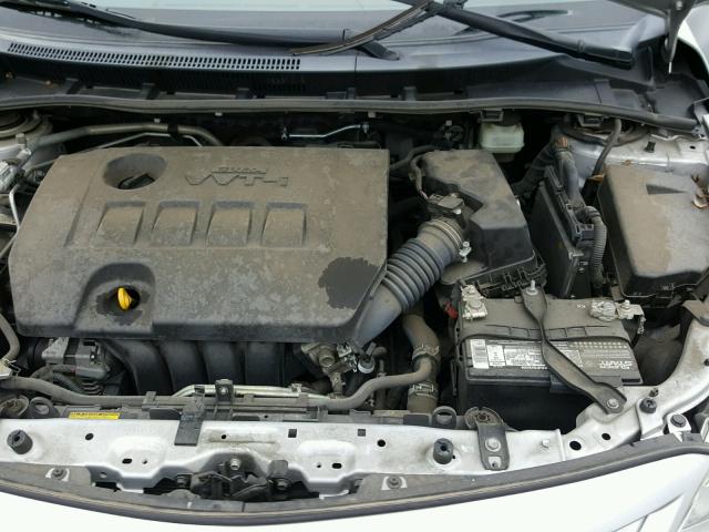 JTDBU4EE2B9128778 - 2011 TOYOTA COROLLA BA SILVER photo 7