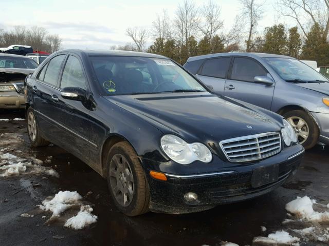 WDBRF92H76F744244 - 2006 MERCEDES-BENZ C GENERATI BLACK photo 1