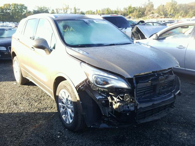 LRBFXDSAXHD045274 - 2017 BUICK ENVISION E BROWN photo 1