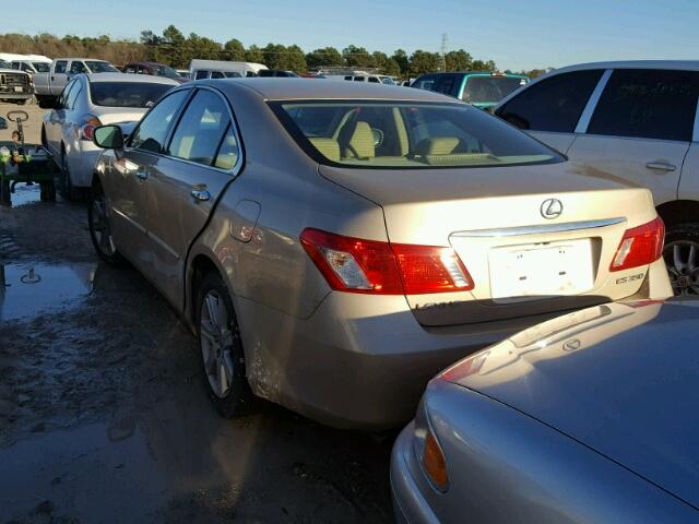 JTHBJ46G272085681 - 2007 LEXUS ES 350 GOLD photo 3