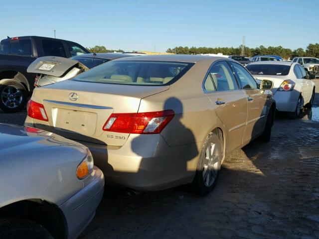 JTHBJ46G272085681 - 2007 LEXUS ES 350 GOLD photo 4