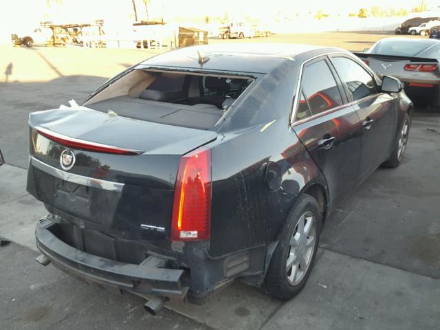 1G6DF577X80144394 - 2008 CADILLAC CTS BLACK photo 4