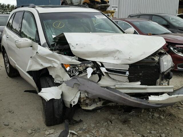 2HNYD28669H505488 - 2009 ACURA MDX TECHNO WHITE photo 1