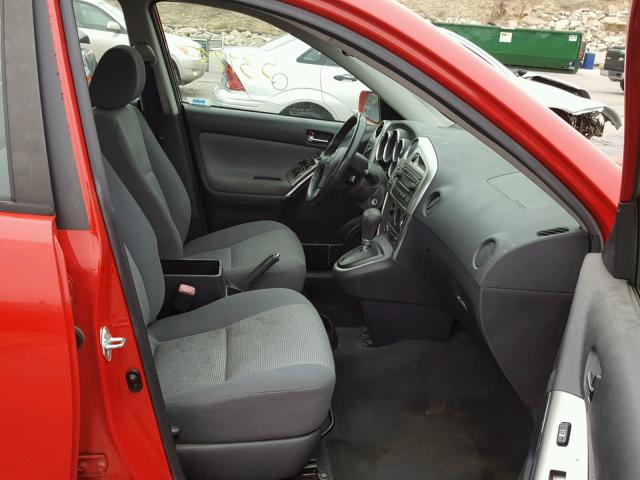 2T1KR32E36C587981 - 2006 TOYOTA COROLLA MA RED photo 5