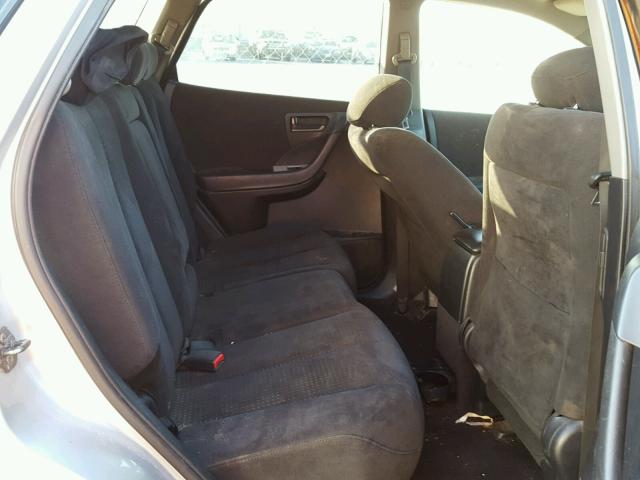 JN8AZ08WX3W236003 - 2003 NISSAN MURANO SL SILVER photo 6