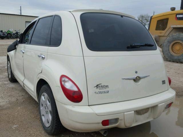 3A4FY58B47T597750 - 2007 CHRYSLER PT CRUISER WHITE photo 3