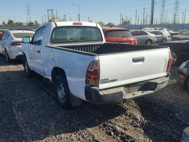 5TENX22N47Z445471 - 2007 TOYOTA TACOMA WHITE photo 3